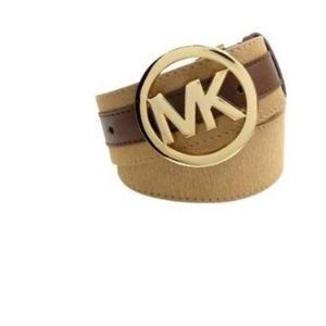 Michael Kors Women's Calf hair Luggage Belt SM XL 553326 NWT